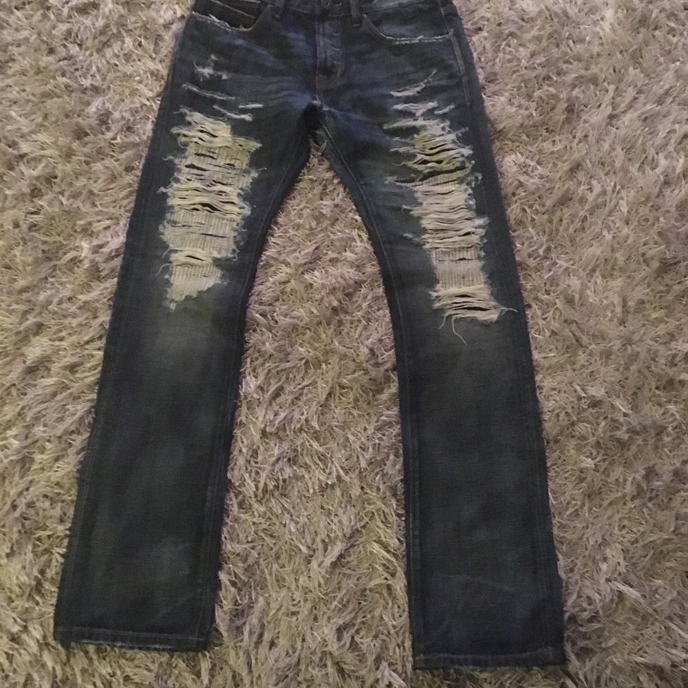 Cult Of individuality Jeans Sz 32 blue ripped